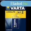 Elem 9V-os 6LR61 E Longlife 1 db/csomag, Varta 