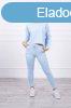 Szabadid szett oversize blzzal modell 9091 vilgos kk