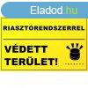 Riasztrendszerrel vdett terlet matrica 2