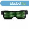 Parti szemveg, vilgt szemveg, LED kijelzs szemveg Zl