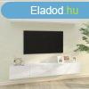 4 db magasfny fehr fali TV-szekrny 100 x 30 x 30 cm