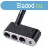 Szivargyjt eloszt 3-as 12/24V +USB dnthet 94159