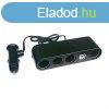 Szivargyjt eloszt 4-es + 2db USB 1A WF-0120-4