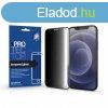 XPRO? Tempered Glass 0.33 Full 3D Black FG PRIVACY kijelzv