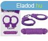  SEX EXTRA - METAL CUFFS & LOVE ROPE PURPLE 