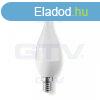 LED lmpa gyertya lng E14 6 Watt meleg fehr