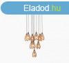 EGLO SIRACUSA barna rzszn fggesztk E27 10x60W 615 mm