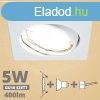 LED spot szett: fehr bill. keret, ngyzet + 4,5 Wattos, mel