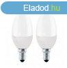 LED izz E14 termszetes fehr 2x4W