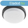 LED hajólámpa kör 15W 4000K IP54 fekete