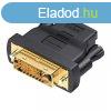 DVI (24+1) dugasz-HDMI anya adapter Vention ECDB0 (fekete)