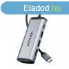 Hub Vention 9 az 1-ben: USB-A 3.0 x 3, 3,5 mm-es Mini Jack, 