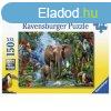 Ravensburger: Puzzle 150 db - Elefntok