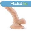 Dr. Skin 4 - tapadtalpas, hers leth dild - natr (12cm)