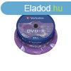 DVD+R Verbatim 4,7GB 16x 25db/henger 43500