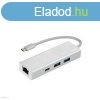 USB Eloszt HUB HAMA FIC USB 3.2 TYPE-C (2 USB, 1 USB TYPE-C