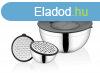 Rozsdamentes acl troldoboz szett, 6 db-os, ezst - GRAT -