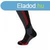 BLIZZARD-Allround wool ski socks,black/anthracite/red Fekete