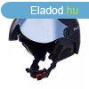 BLIZZARD-Double Visor ski helmet, black matt, smoke lens, mi