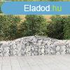 3 db ves horganyzott vas gabion kosr 400x30x60/80 cm