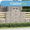 3 db ves horganyzott vas gabion kosr 200x50x140/160 cm