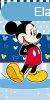 Disney Mickey Blue frdleped, strand trlkz 70x140cm