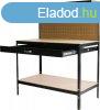 Table Racks DWB60, munka, rsz, 1x aljzat, 120x60x150 cm, ma