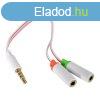 Sandberg Kbel talakt - Headset converter Dual->Single