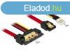 DeLock Cable SATA 6Gb/s 7pin receptacle+Floppy 4pin power ma