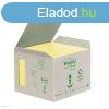 Post-it ntapads jegyzettmb, 654-1B 76x76 mm 6 x 100 lap/c