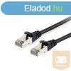 Equip Kbel - 606103 (S/FTP patch kbel, CAT6A, fekete, 1m)