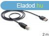 DeLock Cable EASY-USB 2.0 Type-A male > USB 2.0 Type-B ma