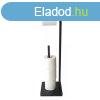 Kinghoff 2in1 bambuszfa wc kefe llvny wc papr tartval - 