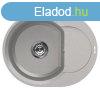 Elleci Easy ROUND 600 grnit mosogat medence Aluminium