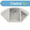 Elleci Easy CORNER grnit mosogat medence Bianco