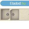 Elleci Ego 500 grnit mosogat medence Bianco Antico