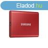SAMSUNG Hordozhat SSD T7 USB 3.2 1TB (Piros)