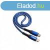 Akyga AK-USB-36 100W USB 2.0 type C cable 0,5m Blue