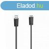 Hama USB 3.0 FIC Cable A-microB 1,5m Black