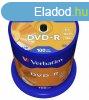 DVD-R lemez, AZO, 4,7GB, 16x, 100 db, hengeren, VERBATIM