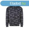 Just Hoods Uniszex terpmints kapucnis pulver AWJH014, Blac