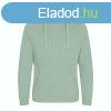 Just Hoods Uniszex keresztbe vart nyak, vastag kapucnis pul