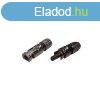 SINGLE CONNECTOR MC4 4-6MM2 MALE/FEMALE 5 PCS SET