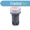NYOMGOMB PIROS SZILIKON FEDVEL IP44