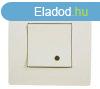 EL BASIC TG114 1 BUTTON 1 WAY SWITCH WITH LIGHT CR