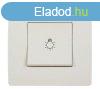 EL BASIC TG112A PUSH BUTTON SWITCH CREAM-OLD