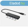 APPROX USB HUB - USB3.0 4in1 HUB (4db USB3.0) Fekete