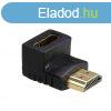 Akyga AK-AD-01 HDMI-M/HDMI-F 90 Adapter Black