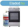 Samus SM562AENS Kombinlt Tzhely Inox 50 cm, 4 gzgs, Pie