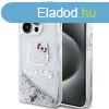 Hello Kitty Liquid Glitter Charms tok iPhone 14 Pro - ezst